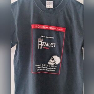 Vintage 2005 Hamlet play t shirt